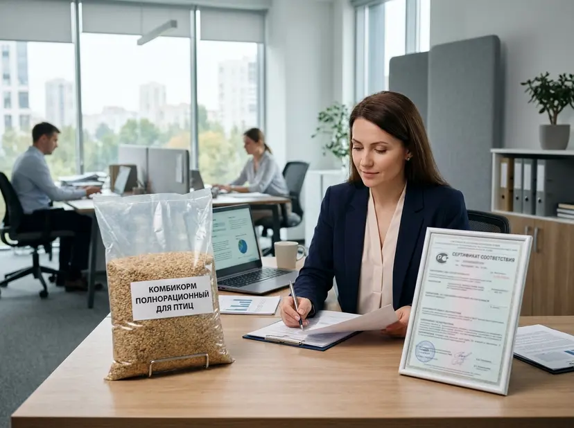 Сертификат на комбикорм